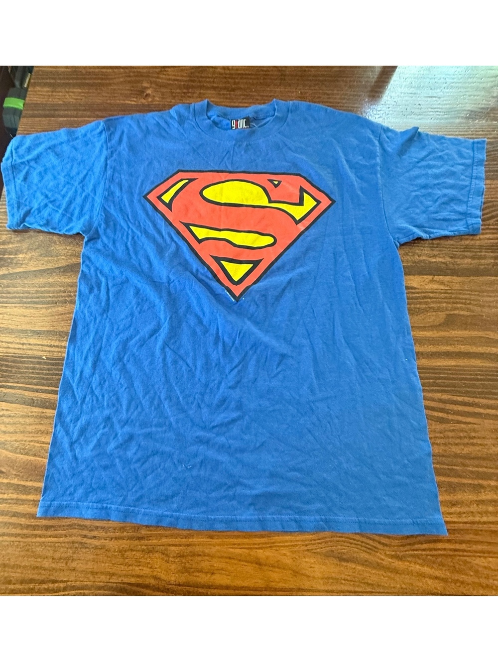 Vintage 1996 DC Comics Superman Blue T-Shirt XL